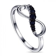 Обручальное кольцо R108-1982711AS-R17-М10051 из белого золота, гладкое