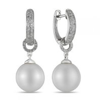 Обручальное кольцо E108-1982355BP-R17-М9996 из белого золота, гладкое