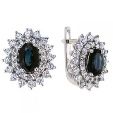 Серьги E108-135285CQQ65SE-М10009 - Ювелирный бренд Московский ювелирный завод