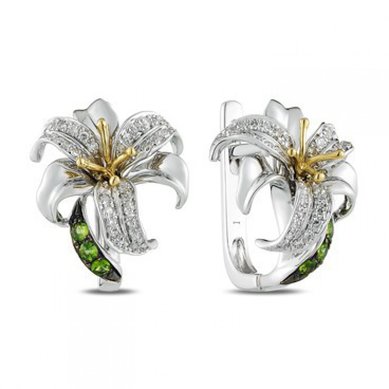 Серьги E108-1982181CXK-R17-М10017 - Ювелирный бренд Московский ювелирный завод