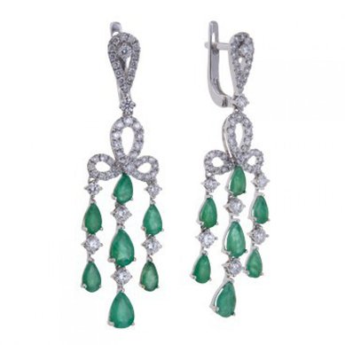 Серьги E2603-SE3666DIEM20-М10027 - Ювелирный бренд Московский ювелирный завод