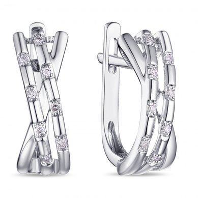 Серьги E108-1982664CD-R17-М10062 - Ювелирный бренд Московский ювелирный завод