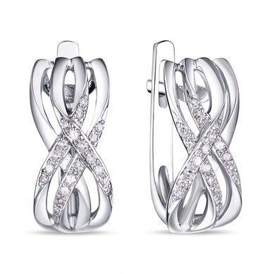 Серьги E108-1982665CD-R17-М10063 - Ювелирный бренд Московский ювелирный завод