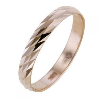 Обручальное кольцо М10196 - Ювелирный бренд Московский ювелирный завод