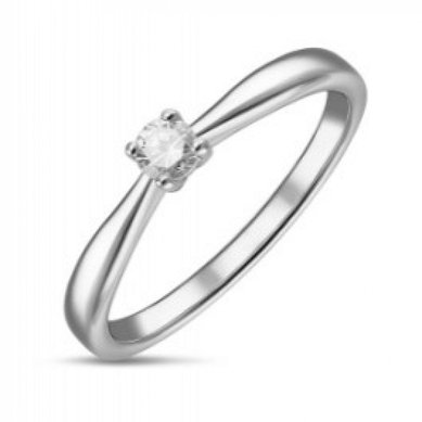 Помолвочное кольцо R01-SOL60-010-G2-М13171 - Ювелирный бренд Московский ювелирный завод