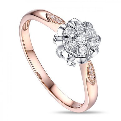 Помолвочное кольцо R2011-1851142AD-М9960 - Ювелирный бренд Московский ювелирный завод