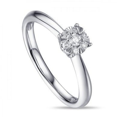 Помолвочное кольцо R2011-1851351AD-М9962 - Ювелирный бренд Московский ювелирный завод