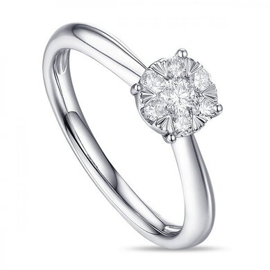 Помолвочное кольцо R2011-1851352AD-М9963 - Ювелирный бренд Московский ювелирный завод