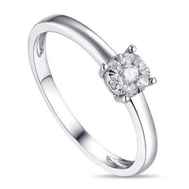 Помолвочное кольцо R2011-1851359AXD-R17-М9968 - Ювелирный бренд Московский ювелирный завод