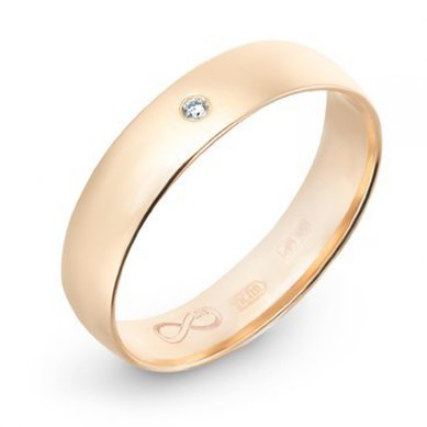 Обручальное кольцо R01-WED-00001-М9971 - Ювелирный бренд Московский ювелирный завод