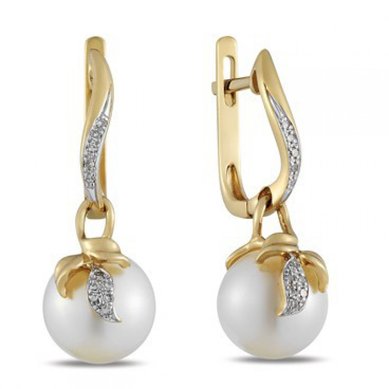 Серьги E108-1982356CP-R17-М9997 - Ювелирный бренд Московский ювелирный завод