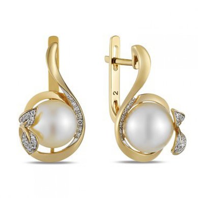 Серьги E108-1982362CP-R17-М9998 - Ювелирный бренд Московский ювелирный завод